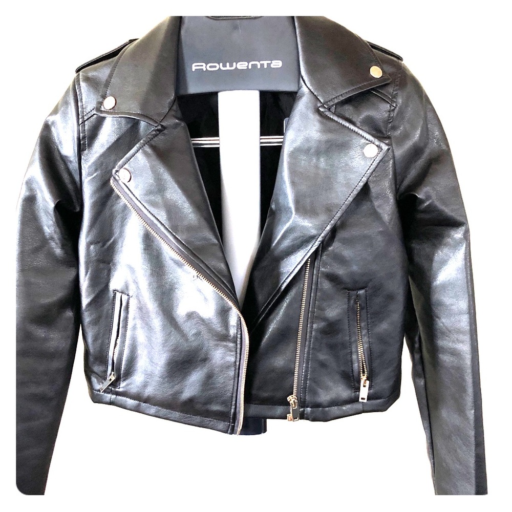 Charlotte Russe Faux Leather Moto Jacket